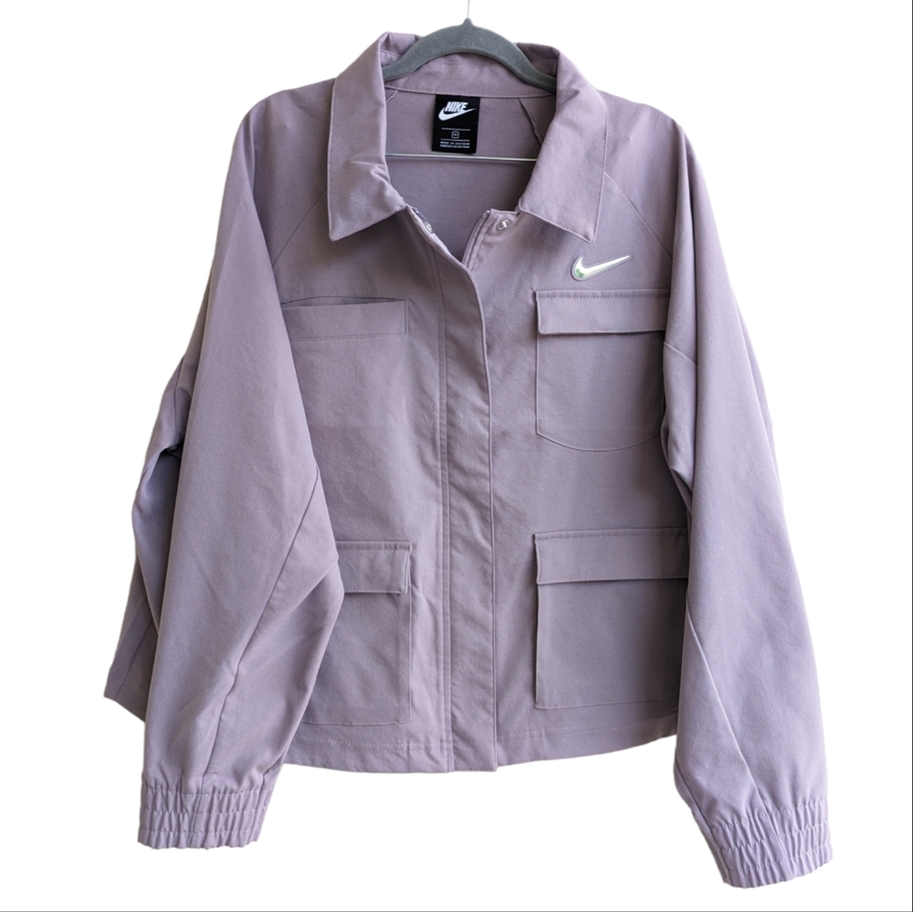 Nike Sportswear Swoosh Jacket Purple Smoke - Picture 2 of 9